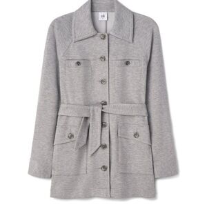 NWOT CAbi Large Women's Grab and Go Trench in Gray style 6672